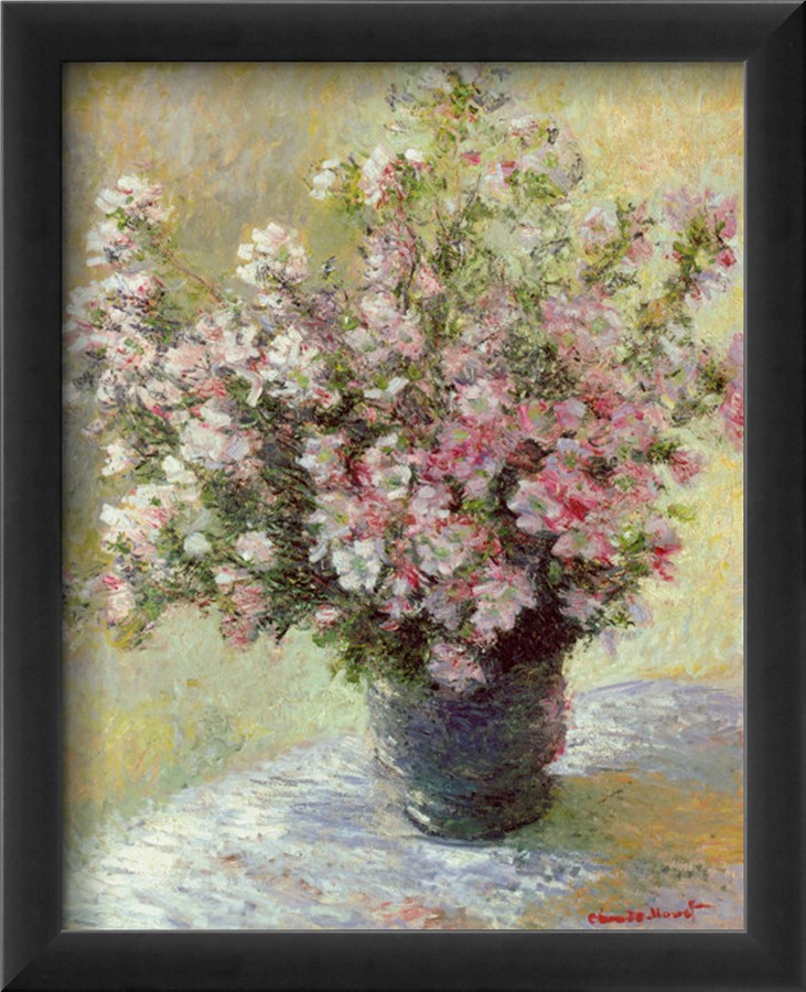 Vase Of Flowers-Claude Monet Painting
